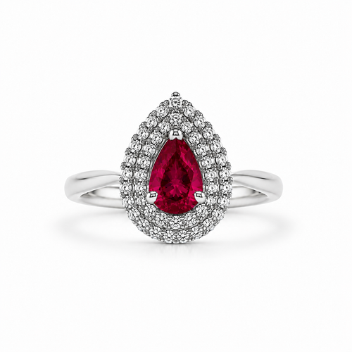 Anello goccia oro