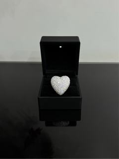 Anello Cuore BIG argento