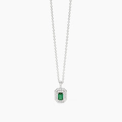 Collana punto luce SMERALDO argento