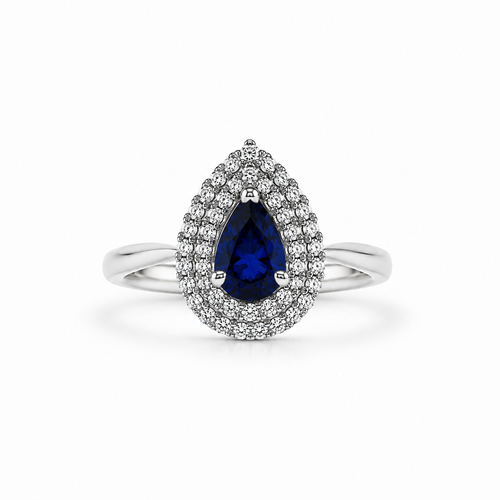 Anello goccia oro