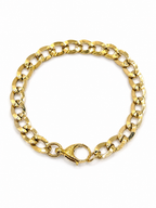 Bracciale groumette piatta oro