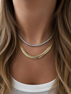 Collier groumette a scalare oro