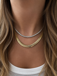 Collier groumette a scalare oro