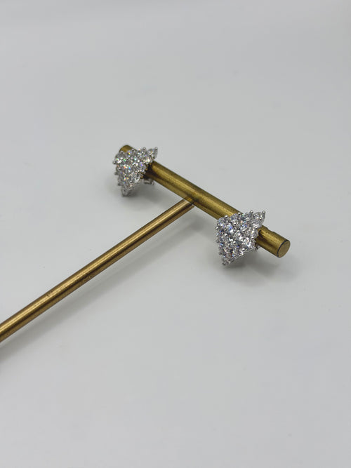 Orecchini TRIANGLE zirconato argento