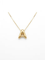 Collana iniziale balloon oro