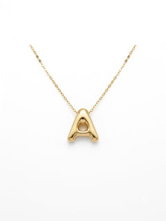 Collana iniziale balloon oro
