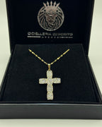 Collana con croce square oro