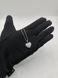 Collana HEART biscotto argento