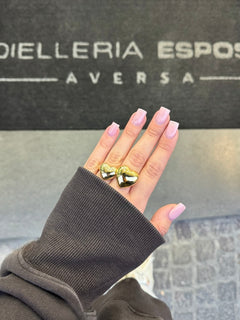 Anello HEART bombato argento