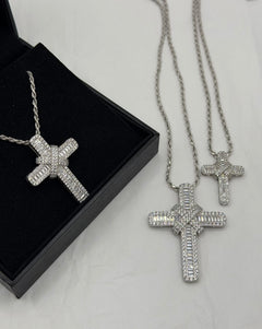 Collane croce “GLR” argento
