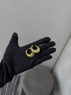 Orecchini croissont 2.0 oro