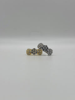 Anello trilogy FLOWERS SUPER BIG argento