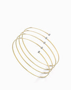 Bracciale SNAKE oro e diamanti a triplo giro