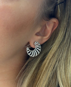 Orecchini CROISSANT argento 🥐