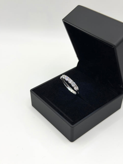 Anello 7 pietre big classic oro