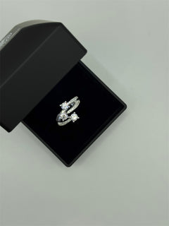 Anello trilogy RE C oro zirconato