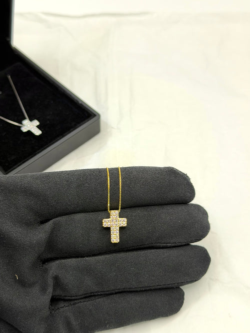 Collana croce SALVI small argento