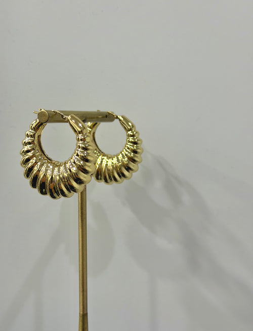 Orecchini croissont 2.0 oro