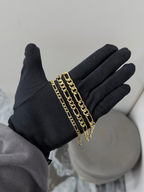 Bracciale catena “3+1” oro
