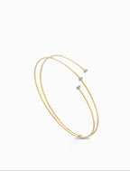 Bracciale SNAKE oro e diamanti doppio giro