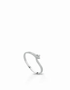 Anello solitario modello Valentino diamanti