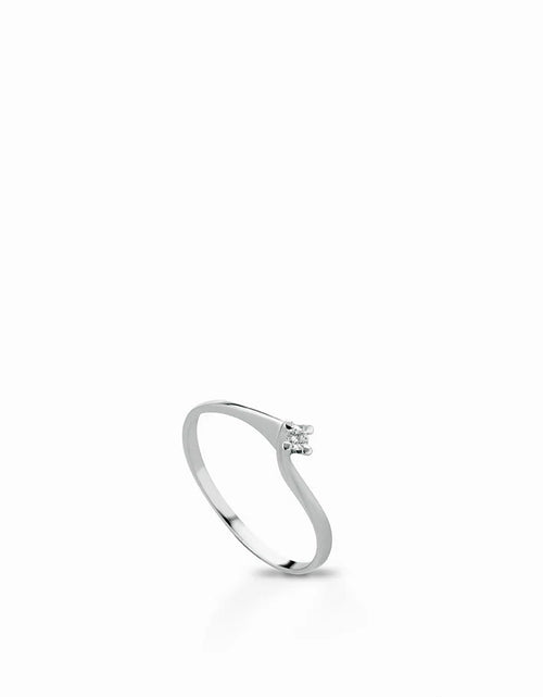 Anello solitario modello Valentino diamanti