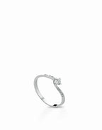 Anello solitario diamanti