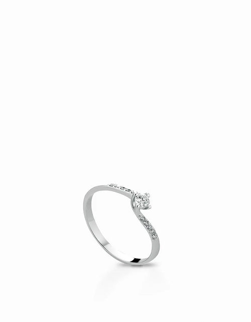 Anello solitario diamanti