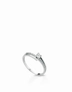 Anello solitario diamanti