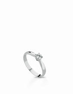 Anello solitario diamanti