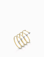 Anello SNAKE BIG oro e diamanti