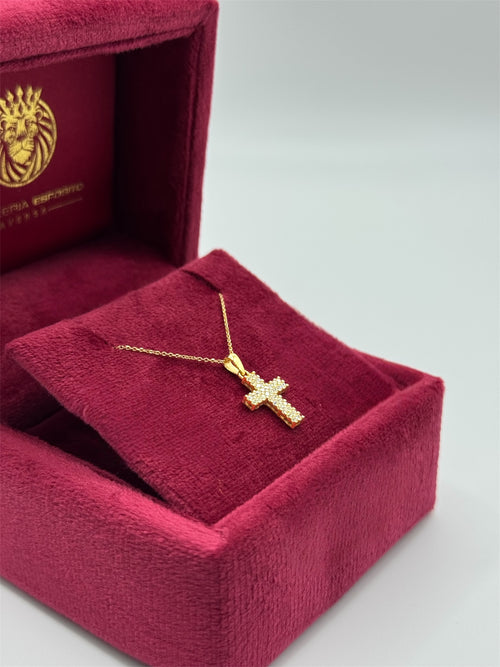 Collana con croce “Salvi” oro