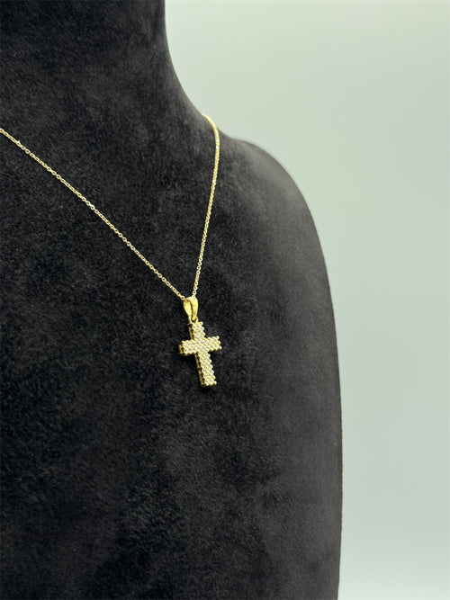 Collana con croce “Salvi” oro