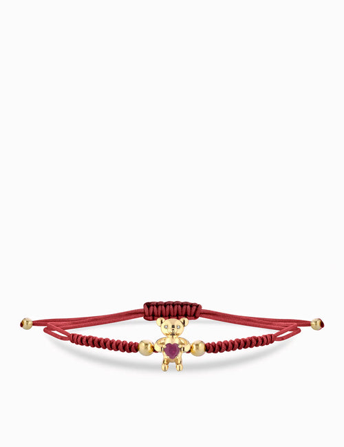 Bracciale teddy oro e diamanti