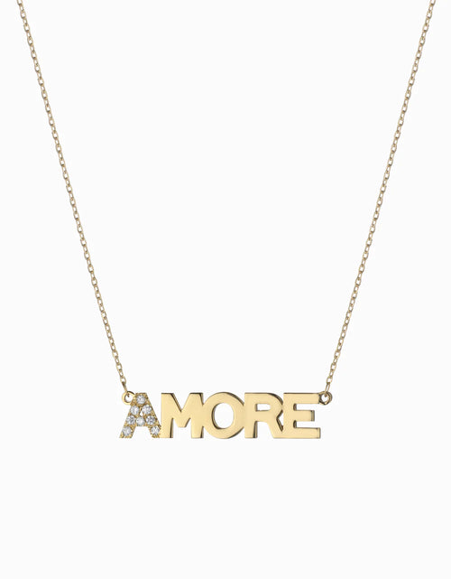 Collana AMORE oro e diamanti