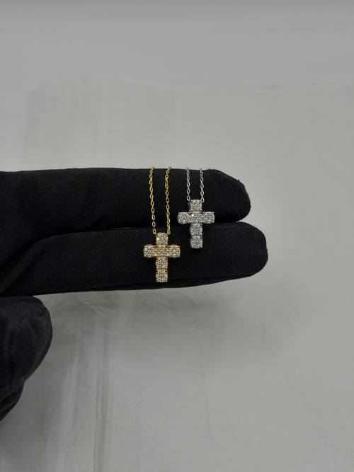 Collana croce MAGIC argento