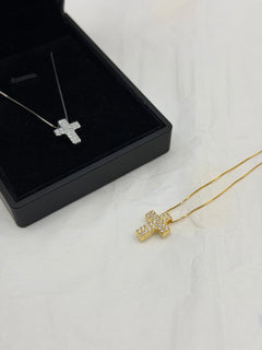 Collana croce SALVI small argento