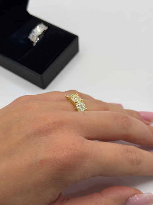 Anello TRILOGY magic argento