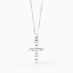 Collana CROCE modello SALVI argento