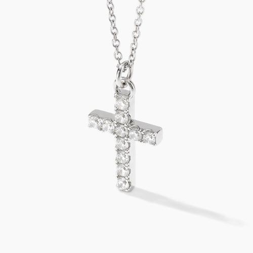 Collana CROCE modello SALVI argento