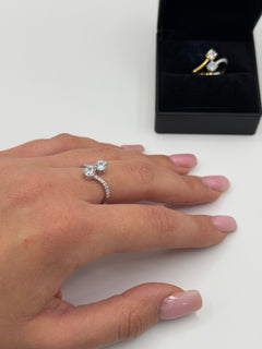 Anello BILOGY “io&te” argento