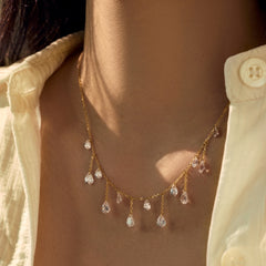 Collana DROPS argento