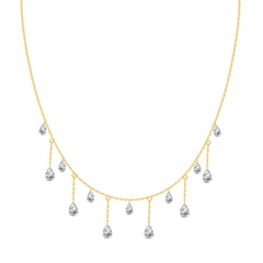 Collana DROPS argento