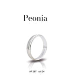Fedine Peonia argento UNOAERRE