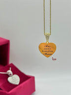 Cuore “per Mamma” argento