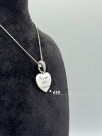 Cuore “per Mamma” argento