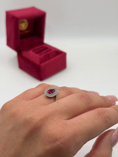 Anello goccia oro