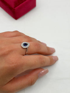 Anello goccia oro