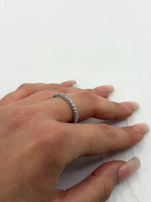 Anello VERETTA cuoricini argento