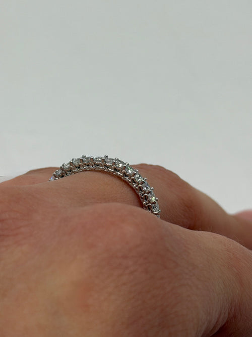 Anello VERETTA cuoricini argento